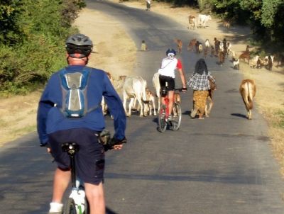Paul Bridges Cycling on the  tour with redspokes